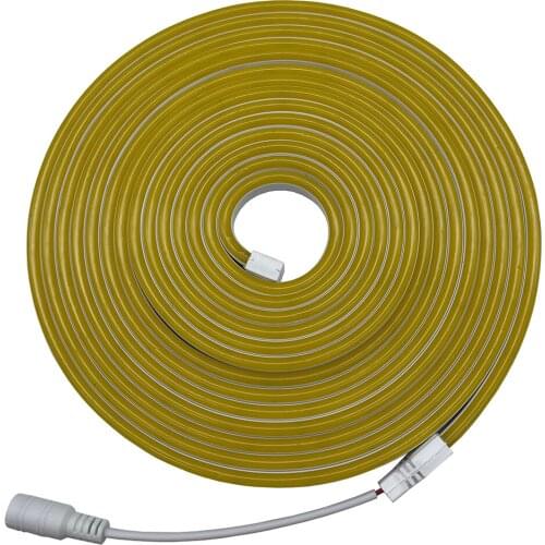 5M Cutable DIY Led Neon Flexible Strip Light 12V 110V 220V 2835 Waterproof 120LEDs/m Led Ribbon Tape For Home Lighting