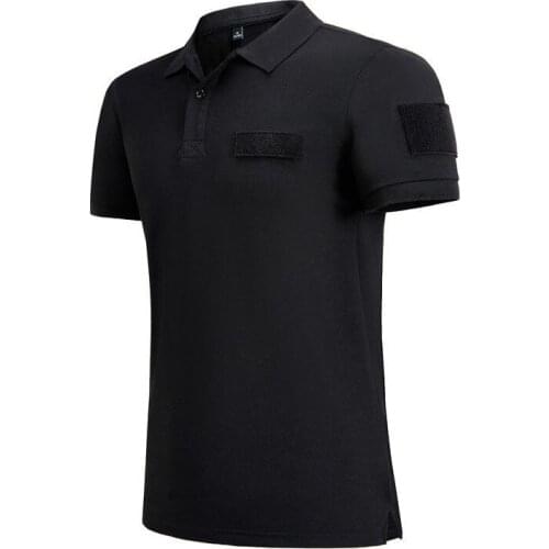 Consul Lapel short sleeve security polo shirt outdoor summer training duty T-shirt quick drying tactical T-shirt