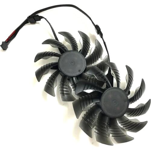 2pcs/Set GPU Cooler Graphics Card Fans For REDEON GIGABYTE GV-R938G1 GV-R938WF2-4GD GV-R938XG1 GAMING-4GD Video Card Cooling