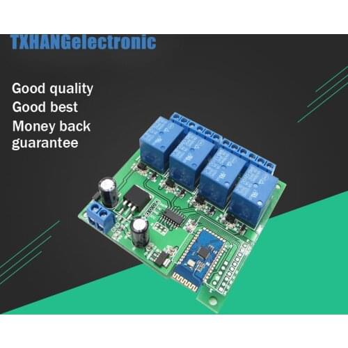 12V 4-CH Multifunction Bluetooth Relay Remote Control Switch Mobile diy electronics