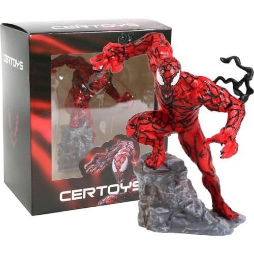 12CM Marvel Carnage Mini Statue Collectible Figure Model Doll Decoration Toy