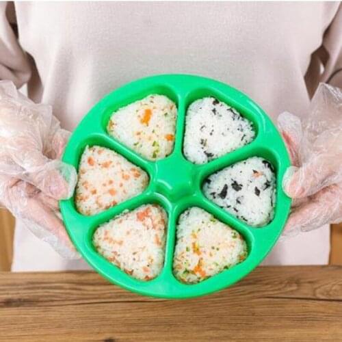 New Arrival DIY Sushi 3D Mould Plastic Onigiri Rice Maker Mold Mold Press Maker for Decoration Accessories