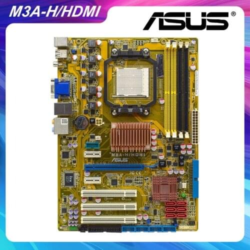M3A-H/HDMI For ASUS Socket AM2+ DDR2 AMD 780G Original Desktop Used Motherboard HDMI ATX AMD Computer Motherboard