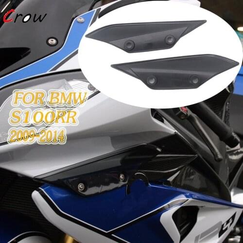 Motorcycle Front Fairing Panel Cover Case Wing For BMW S1000RR 2009 - 2014 2010 2011 2012 2013 Carbon Fiber Black Clear Fairings