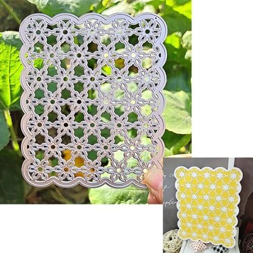 Suitable for metal cutting die and DIY scrapbook greeting card album making 3D creative flower frame mold 2020 NEW