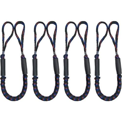Boat Bungee Dock Lines Shock Bungee Docking Rope Stretchable Mooring Rope Dinghy Marine Mooring Ropes Boat Bungee Dock Lines