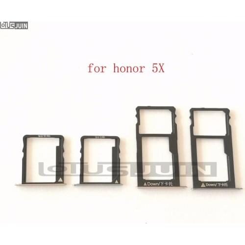 10set New Nano SIM Card Tray Micro SD Card Holder Slot Adapter Parts For Huawei Honor 5X