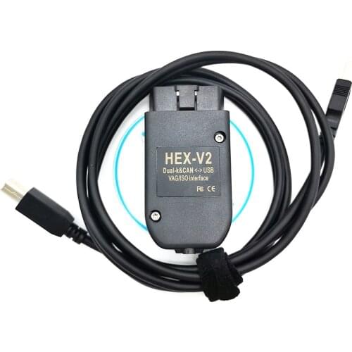 2021 VAG COM 21.3 VAGCOM 21.3 VCDS HEX V2 USB Interface FOR VW AUDI Skoda Seat Unlimited VINs(1996-2018) French/English Scanner