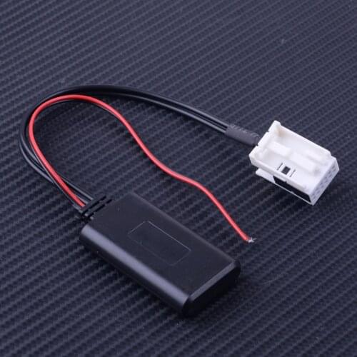 25.8cm Black 12 Pin Bluetooth Audio Adapter Connector Module Wireless Radio Cable Fit For Citroen C2 C3 C4 RD4 Peugeot 207 307