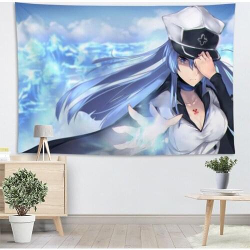 Akame ga KILL! Tapestry Wall Hanging Decor Cloth Tapestries Home Decoration Accessories Psychedelic Carpet Dorm Decorative 2.25