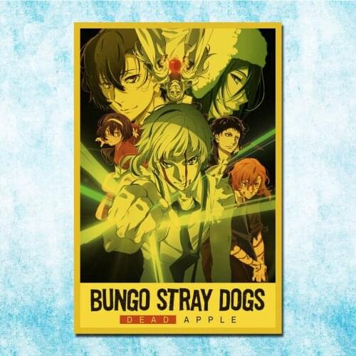 Bungo Stray Dogs Japanese Anime Art Silk Poster Canvas Retro Print For Home Room Decor Decoration-008