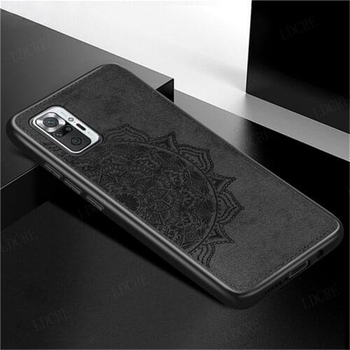 For Cover Redmi Note 10 Pro Case For Xiaomi Redmi Note 10 Pro Capas Shcokproof Back Cloth TPU Cover For Redmi Note 10 Pro Fundas