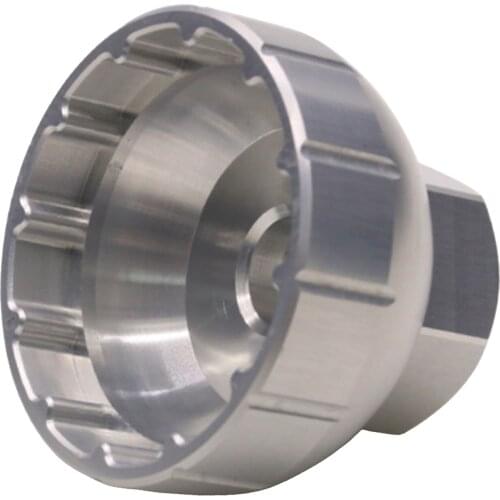 Bike 12 Notch 46mm Bottom Bracket Install Remover Tool Compatible with Dub - Fit 46mm External Threaded BB Cups Removing Tool