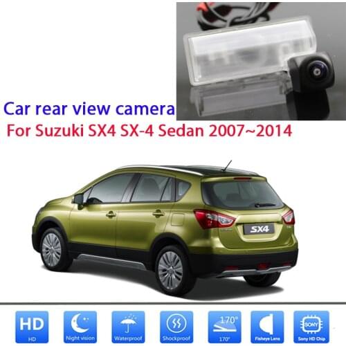 Rear View camera For Suzuki SX4 SX-4 Sedan 2007 2008 2009 2010 2011 2012 2013 2014 CCD Full HD Night Vision License Plate camera