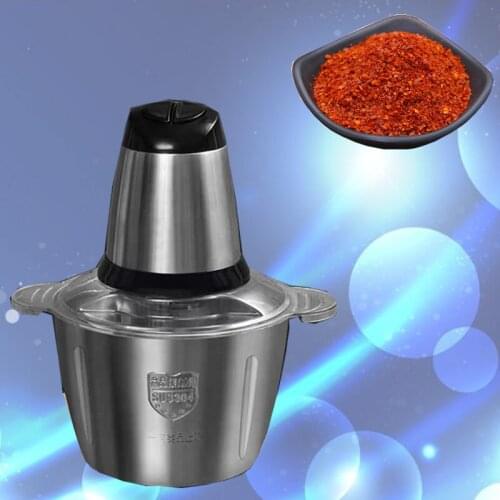 3L Electric Meat Grinder 2 Speeds Stainless Steel Electric Chopper Automatic Mincing Machine Quiet Food Processor