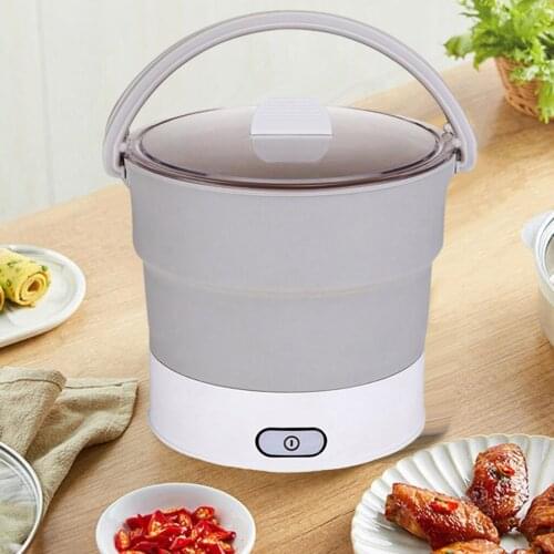 Portable Electric Hot Pot Steamer Dormitory Party Stainless Steel Base