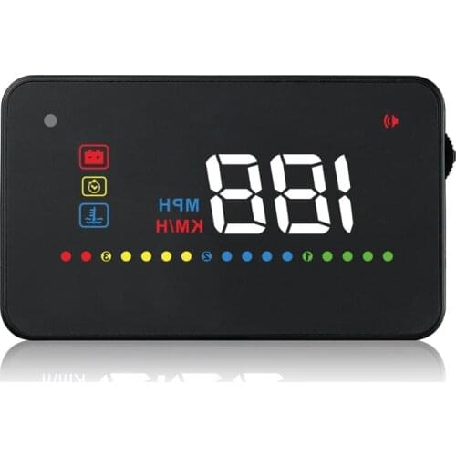 A200 OBD Speedometer Head Up Display Digital Speed RPM Display Over Speed With Alarm for All Vehicles Windshield Projector