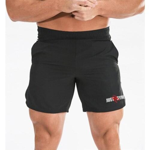 New Brand Just Gyms Fitness Loose Shorts Bodybuilding Joggers Summer Quick-dry Short Pants Male Casual Beach Sporting Sweatpants