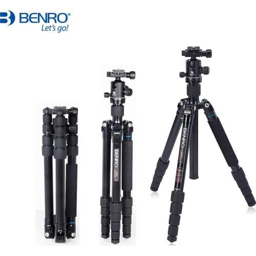 Benro A2292TB1 Tripod Aluminum Reflexed Removerble Monopod Camera Stand B1 BallHead Carrying Bag Max Loading 12kg