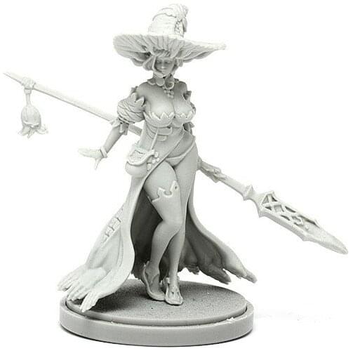 Special Die Casting Resin Model KD 13 Witch Apprentice Set Resin White Model Free Shipping