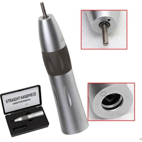 Dental Straight Nosecone Handpiece Low Speed Inner Water Spray 1:1 fit KAVO Style