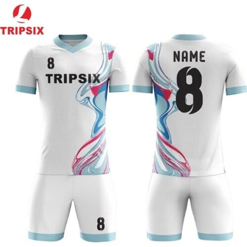 Dry Fit Orange Color 100% Polyester Custom Soccer Uniforms Customized Professional Wholesale Soccer Jersey