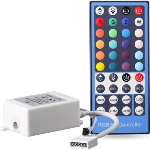 40Key Strip RGBW/RGBWW SMD 5050 LED Strip Light Conntroller DC 12V-24V 4A IR Infrared Remote Controller Dimmer 20 Colors