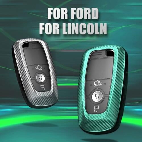 TPU Car Key Cover Case for Ford Fusion Mondeo Mustang Explorer Edge EcoSport F-150 F-250 F-350 For Lincoln MKC MKZ MKX Keychain