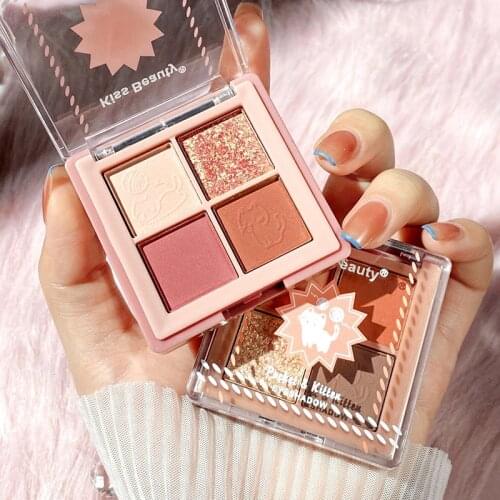 High Quality Eyeshadow Palette High Pigmented Matte and Shimmer Colourful Eyeshadow Palette For Girl Women