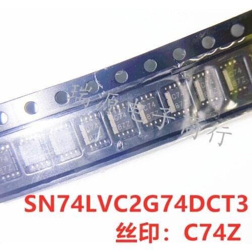 100% New&original SN74LVC2G74DCT3 SN74LVC2G74 Marking::C74Z SSOP8 IC