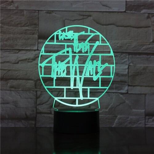 3D LED Lamp Decor Lamp Night Light Indoor Lighting luminaria 7 Colors Gift Home Bedroom Decoration Table Lightt 1568