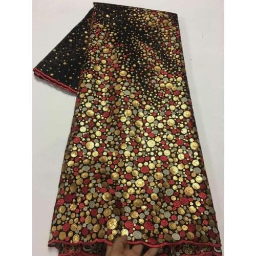 African sequin lace fabric 2020 high quality lace French mesh lace fabric bridal gown Nigeria lace fabric PM3920