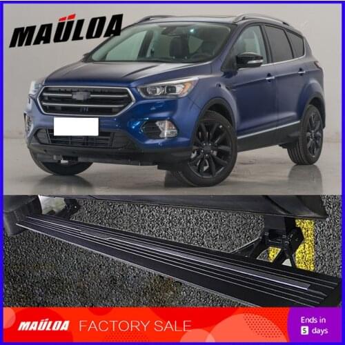 Car Accessories High quality aluminium alloy Automatic scaling Electric pedal side step running board for Kuga 2013