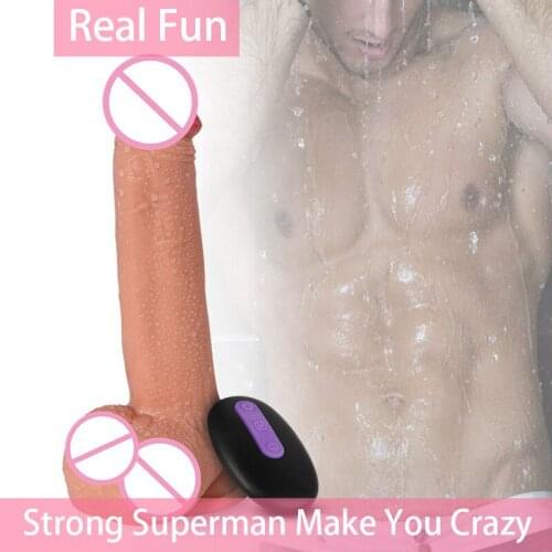 Wireless Dildo Adult Products Female Masturbation Automatic Thrust Swing Massage Stick Av Stick Simulation Gun Machine