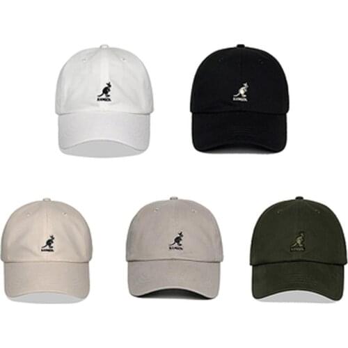 2021 new embroidery cotton baseball cap kangaroo pattern hat adjustable new animal farm baseball cap sun hat
