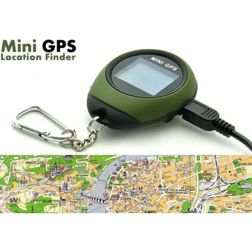 20pcs Handheld Keychain Design GPS Tracker Tracking Device Pathfinding Locator for Outdoor Travel elevation