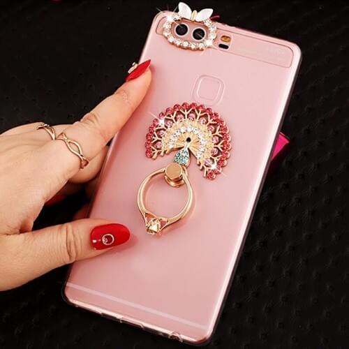 Phone Case For Samsung Galaxy S8 Plus S9 J2 J5 J7 Prime Case Silicon Ring Bling Glitter Crystal Soft TPU Cover Fundas A5 A7 2017