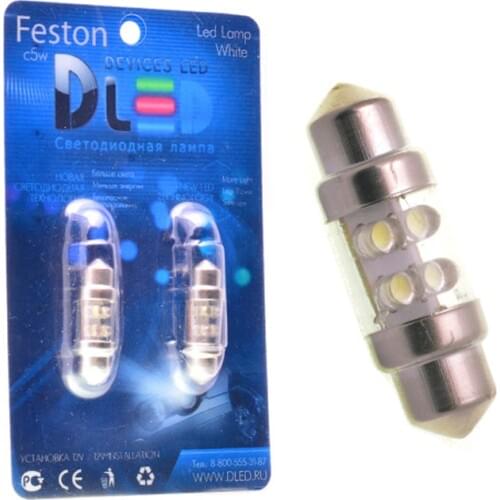 Светодиодные LED лампы C5W (SV8.5-8) DLED China At AliExpress