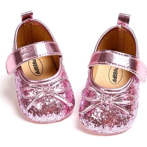 Baby Girl Shoes Infant Girls Princess Shoes Prewalker Bowknot Soft Sole Toddler Kids Shoes