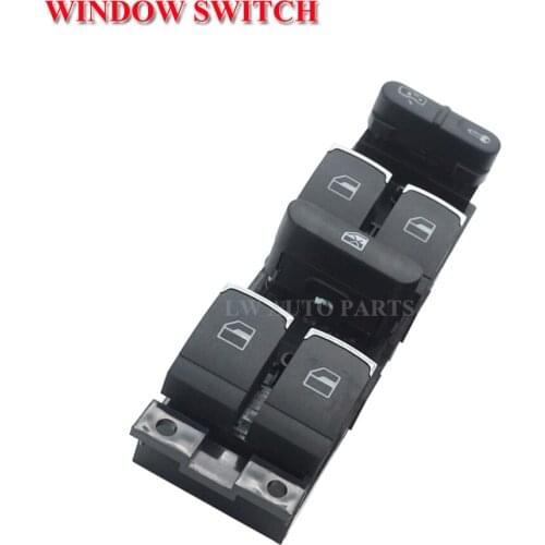 Master Window Control Switch Button for VW 99-04 GTI Golf 4 Jetta MK4 BORA BEETLE Passat B5 B5.5 Seat Leon
