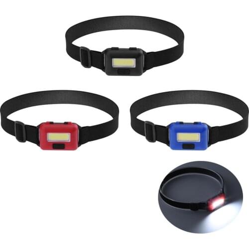 Mini Headlight LED Headlamp 3 Mode Adjustable Camping Torch Lamp Light AAA Camping Hiking Night Fishing Flash Head Band Torches