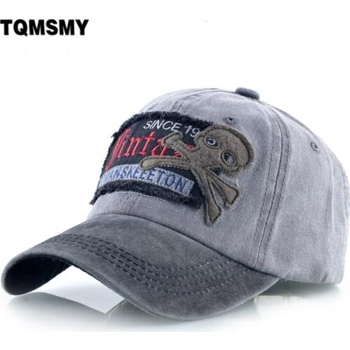 Mens snapback caps Washed denim dad hat cotton Truckers bone patch embroidery letter Baseball Caps women Sun visor Hip-hop hats