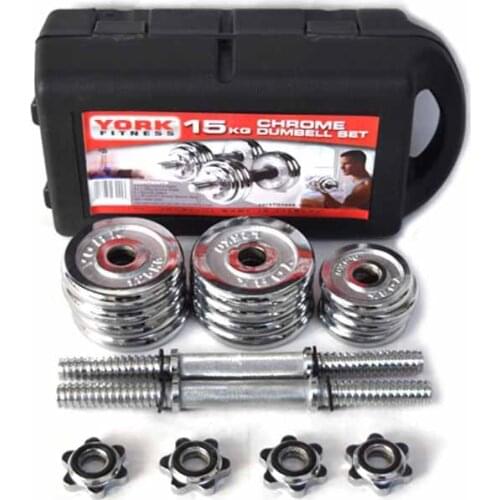 15 Kg 20 Kg 30 Kg Electroplating Fitness Dumbbell Set