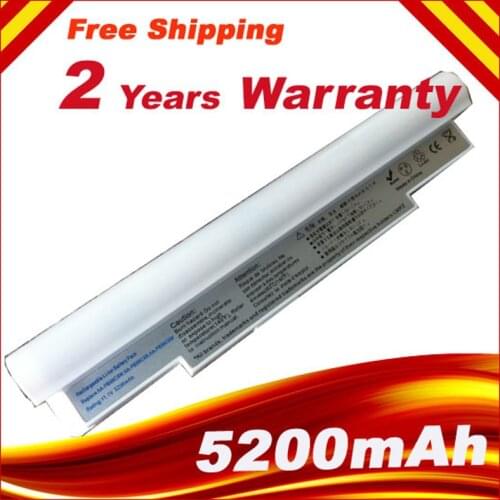 New 6CELLS WHITE Battery For Samsung NC10 10.2" NP-NC10 NC20 ND10 ND20 N110 N120 N130 N135 AA-PB1TC6B AA-PB6NC6W