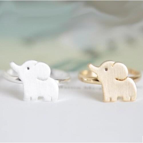 Wholesale 10pcs/Lot Mix Color Of Fashion Lovely Elephant Animal Rings Jewelry Party Wedding Women Finger Ring Free Shipping