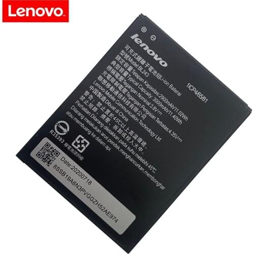 Original 2900mAh BL243 Mobile Phone Battery For Lenovo K3 Note K50-T5 A7000 A5500 A5600 A7600 Replacement Batteries Bateria