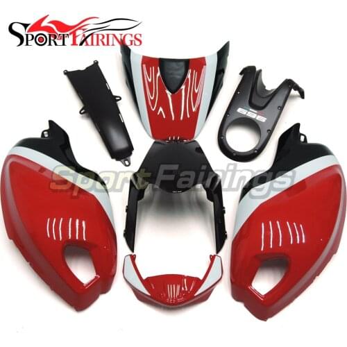 Full Fairings For Ducati 696 796 795 M1000 M1100 Year 09 10 11 2009 2010 2011 ABS Motorcycle Fairing Kit Bodywork Red Black New
