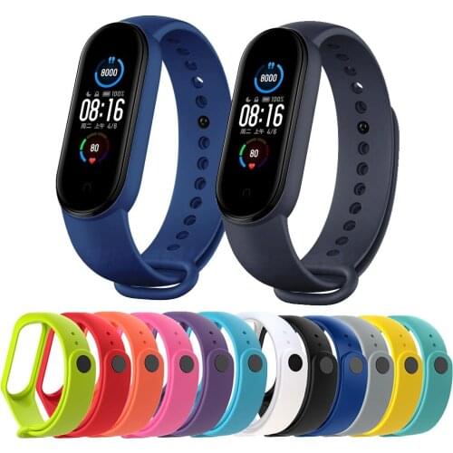 Wristband For Xiaomi Mi Band 5 Wrist Strap Smart Bracelet Watchband Colourful sports outdoor replacement
