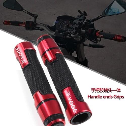 For Loncin Voge 300r 300rr 200ac 300ac 500r 7/8'' 22mm Motorcycle knobs Anti-Skid scooter Handle ends Grips Bar Hand Handlebar