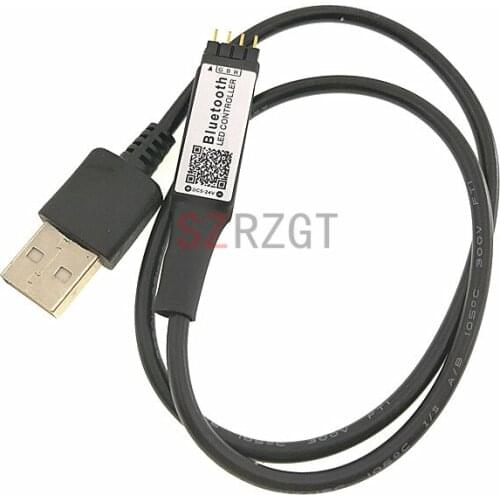 Mini 5V USB Wifi RGB Bluetooth Controller LED Strip Light Controller Dimmer With 4pin RGB RGBW By IOS / Android Phone APP